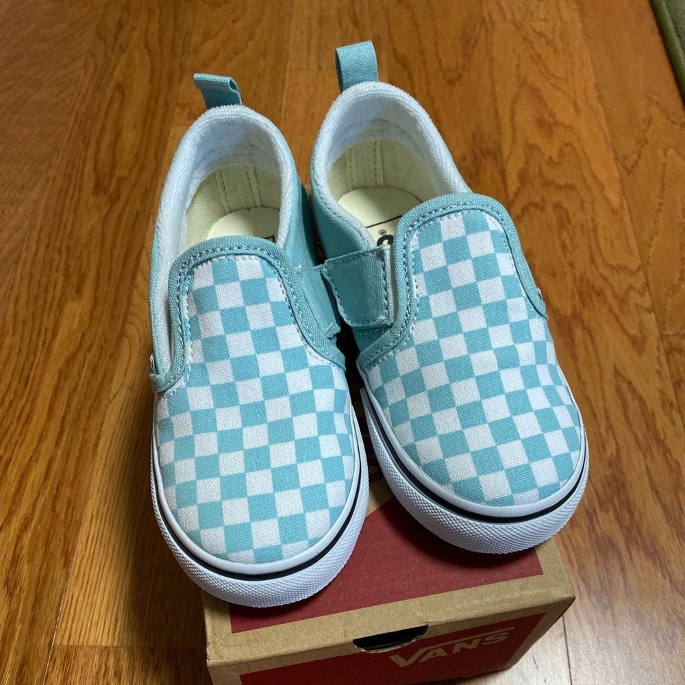 NEW Kids Vans Checkerboard slip-on
